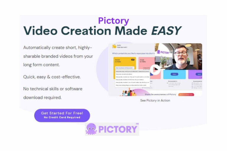 Pictory Interface template