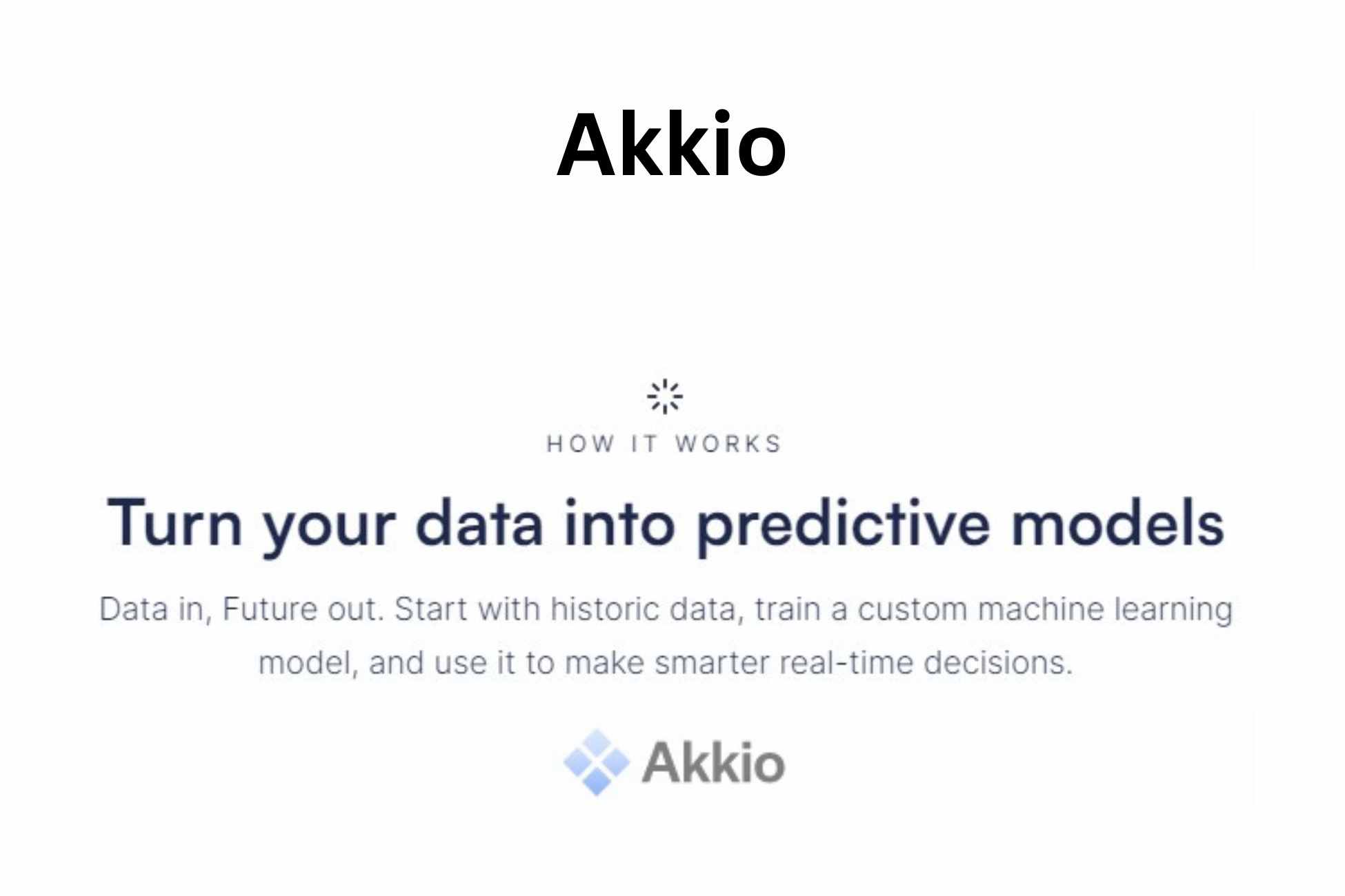 Akkio Predictive Model template