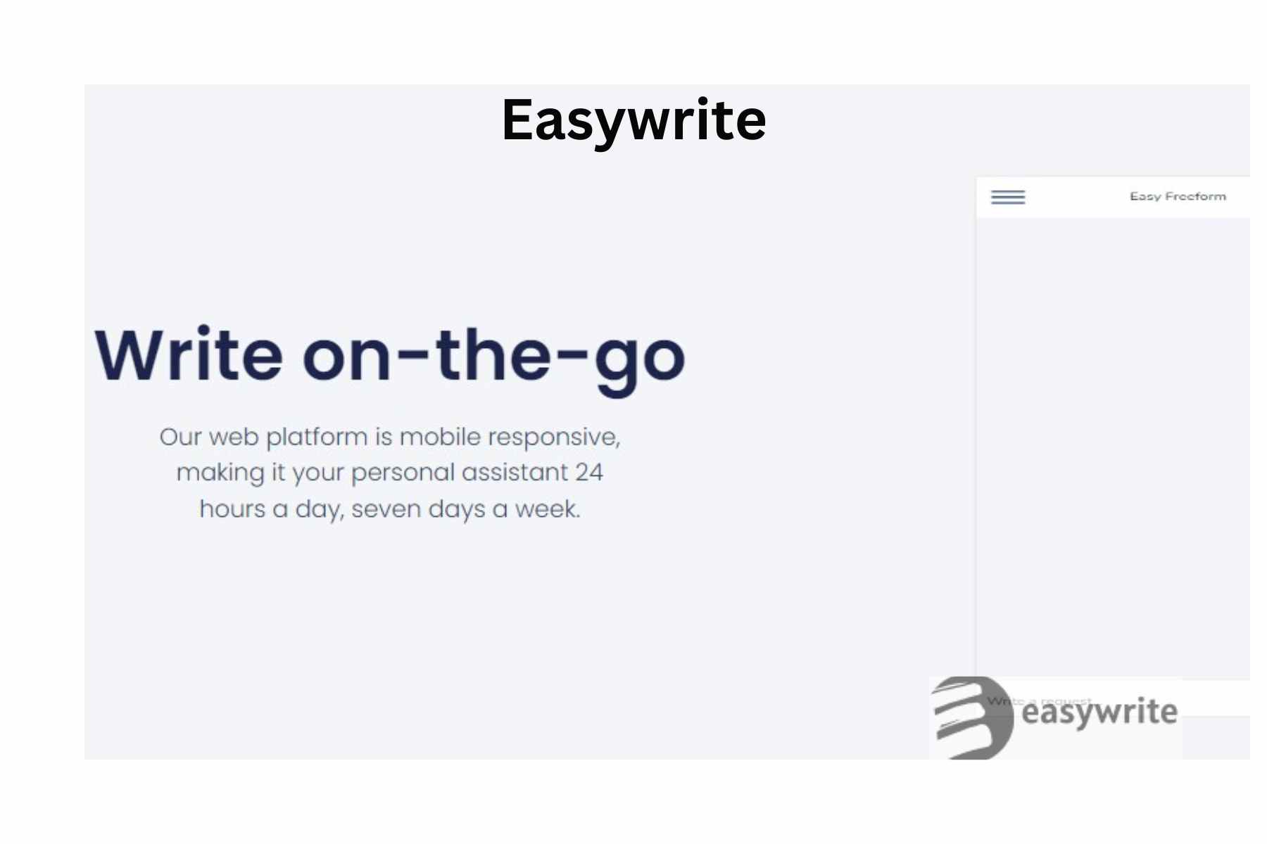 Easywrite On-The-Go template