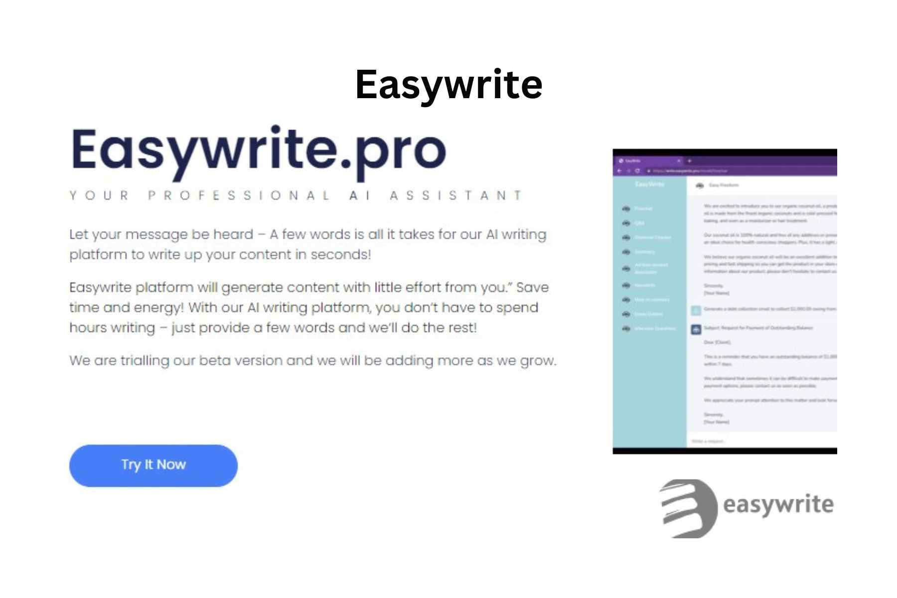 Easywrite Pro template